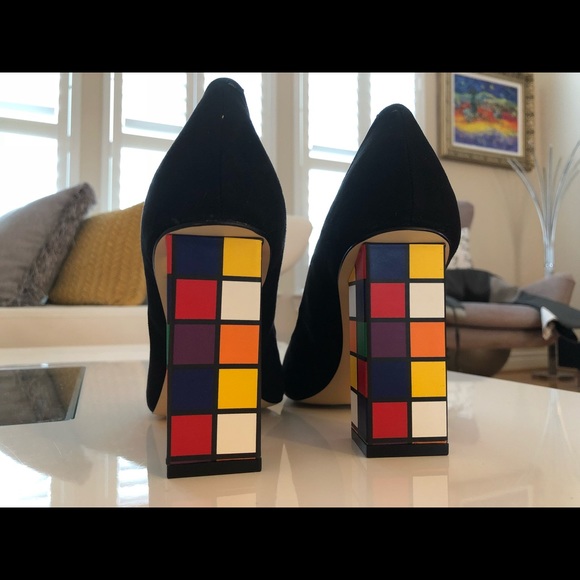 katy perry rubik's cube heels